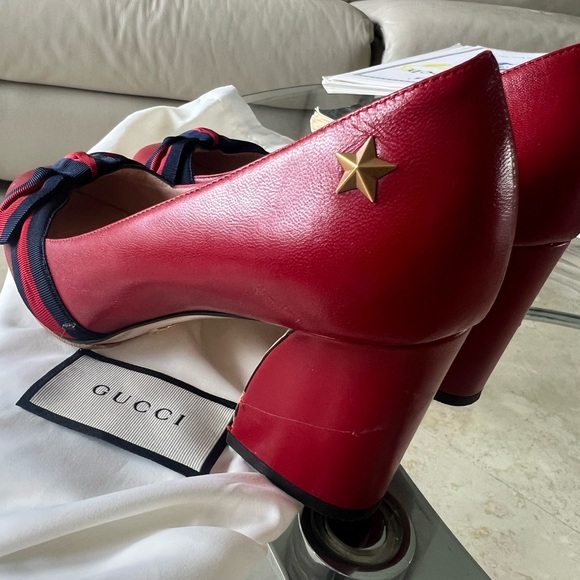 Red Gucci pump, like new:) - Picture 4 of 4